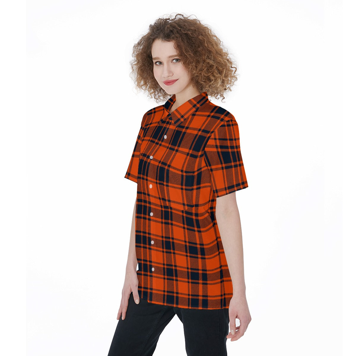 kansas jayhawks tartan plaid women shirt women tartan plaid game day fashion