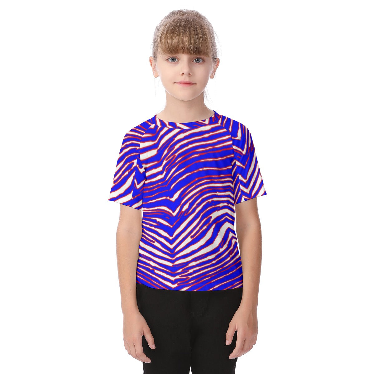 Buffalo football Print Kid's Raglan Sleeve T-shirt