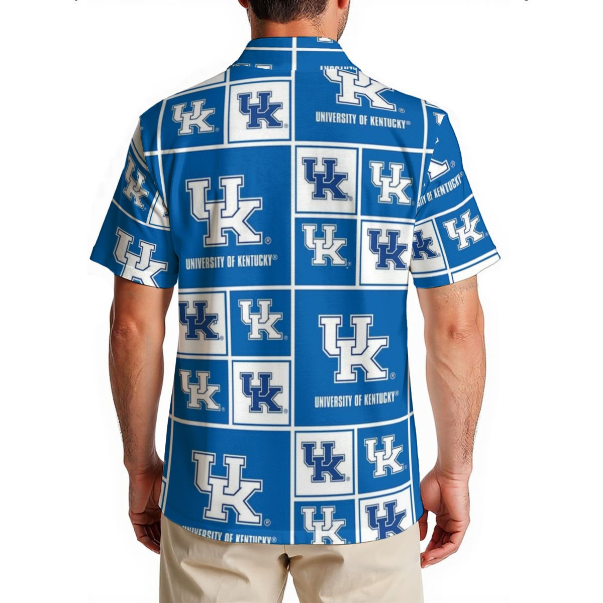 Kentucky Wildcats Men's Hawaiian Shirt|150GSM varsity sportswear product image 2.0