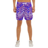 Buffalo Zebra Football Men’s Side Split Running Sport Shorts – Lightweight Game Day Performance – breathable comfort wear, breathable comfort wear, image 1.0