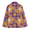 White Smoke Clemson blazer football suit jacket