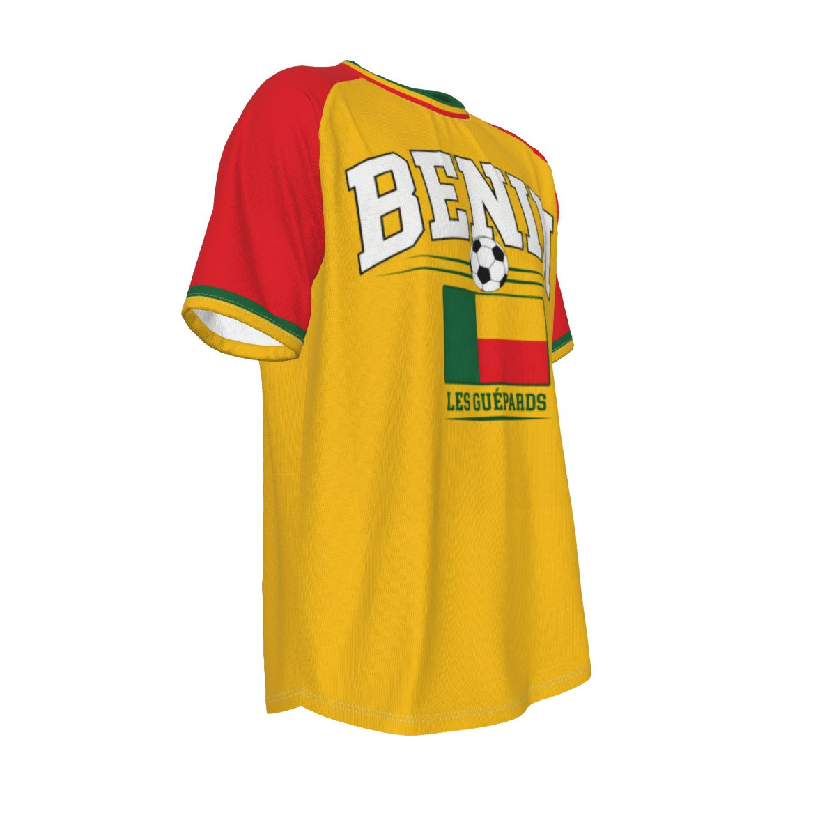 Benin National Football Team Short Sleeve T-shirt streetwear fashion product image 5