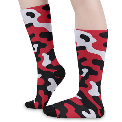 Atlanta Falcons Camo Long Socks – nfl fan apparel, football shirt, image 1.0