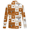 Texas at Austin - Longhorns Women's Quarter Zip Sport Shirt With  Long Sleeve White varsity sports apparel