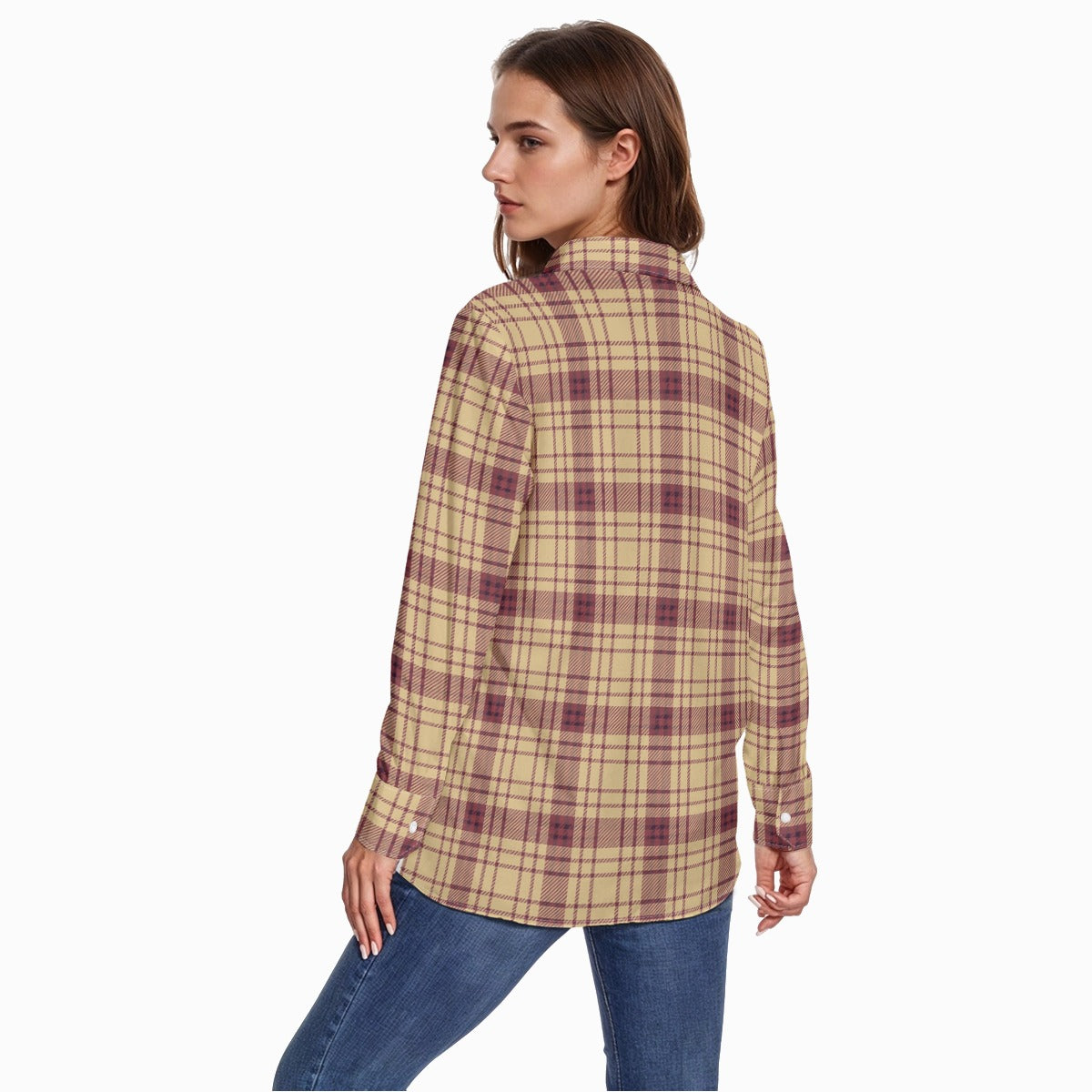 college tartan plaid women shirt women tartan plaid fashion