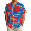 Kansas Jayhawks Men's Hawaiian Shirt|150GSM varsity sportswear product image 1.0