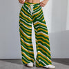 Green Bay Football Yellow Green Women’s High-Stretch Casual Pants 290GSM – Game Day Streetwear – lightweight game day shirt, nfl fan apparel, image 1.0