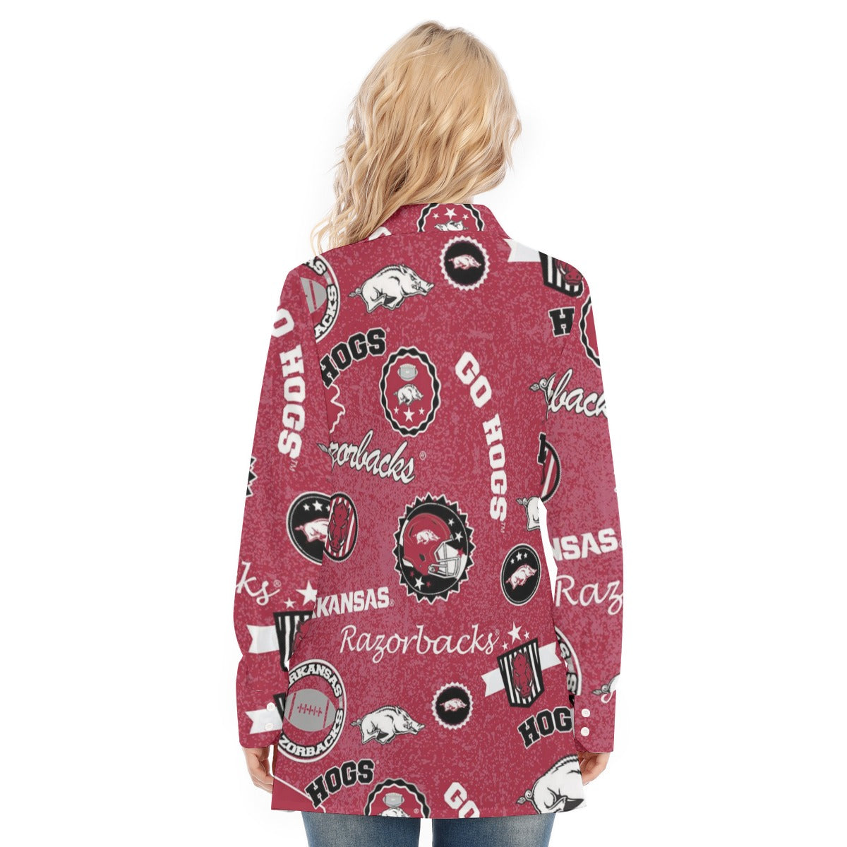 Arkansas Razorbacks Women's Long Shirt varsity sportswear product image 4.0