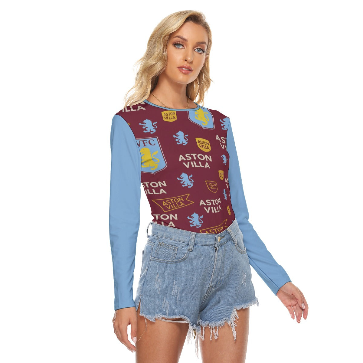Aston Villa Women's Stretchable long Sleeve Top