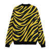 White Smoke Pittsburgh Football Yellow Black Zebra Fleece Jacket