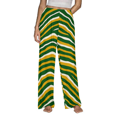 Green Bay Football Yellow Green Women’s Pajama Pants – Game Day Lounge Wear – lightweight game day shirt, casual fan outfit, image 1.0