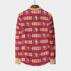 San Francisco 49ers  Men's Stand Collar Shirt With Long Sleeve|110GSM Imitation Flax