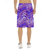 White Smoke Buffalo football  Men's Tether Loose Shorts With Pocket – Red Blue White Zebra Game Day Style
