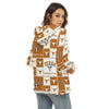 White Smoke Texas at Austin - Longhorns Women's Borg Fleece Hoodie With Half Zip