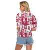 Oklahoma Sooners Women's V-neck Shirts - Big 12 football apparel varsity sportswear product image 4.0