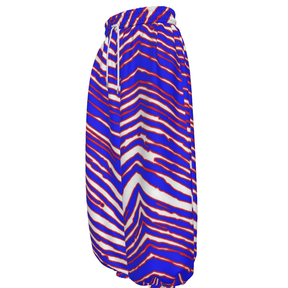 Buffalo Zebra Football Unisex Lantern Pants – Bold Game Day Streetwear Silhouette