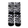 Black Las Vegas Raiders Zebra Long Socks