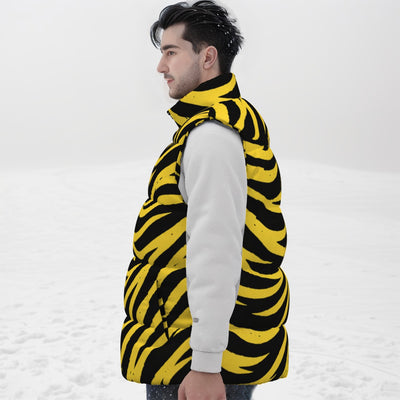 Lavender Pittsburgh Football Yellow Black Zebra Unisex Down Vest – Game Day Streetwear