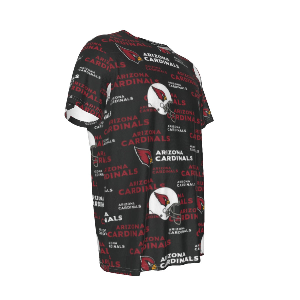 arizona-cardinals-short-sleeve-t-shirt red white football outfit side view