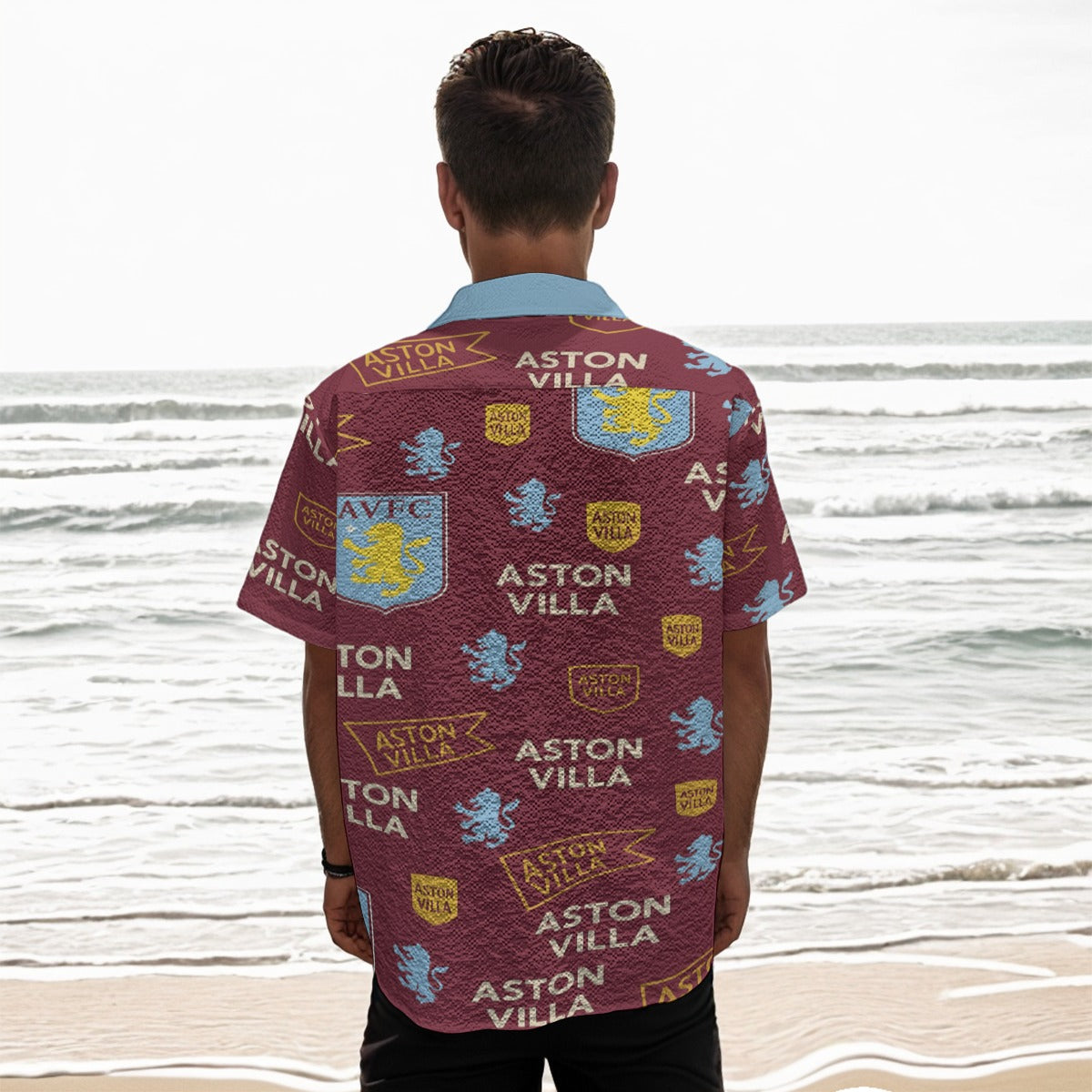 Aston Villa Men's Fashion Short Sleeve Shirt