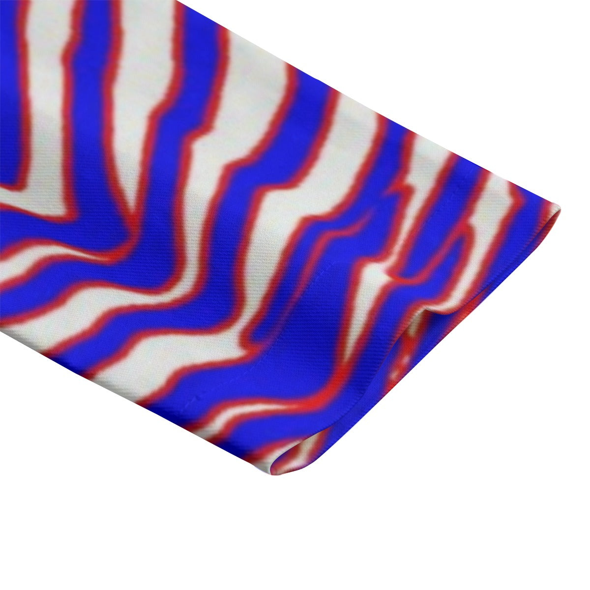 Buffalo Zebra Retro Game Day Blazer – Football Statement Jacket (Red Blue White)