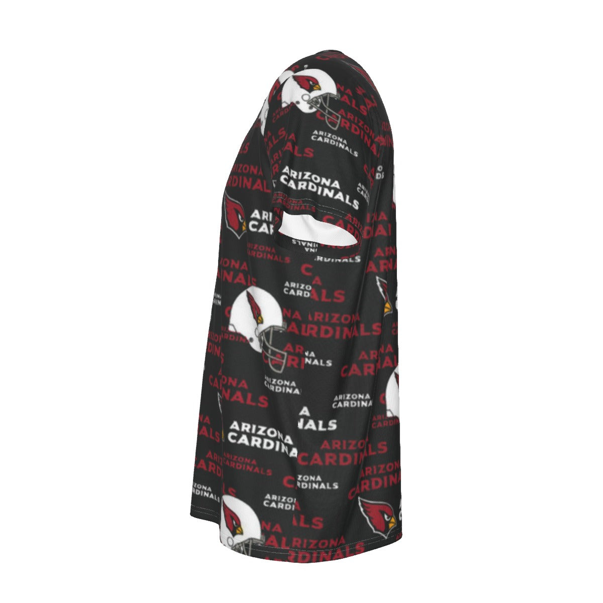 arizona-cardinals-short-sleeve-t-shirt red white football outfit front view