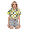 Oregon Ducks Women's Cropped Shirt - Big Ten football apparel varsity sportswear product image 1.0