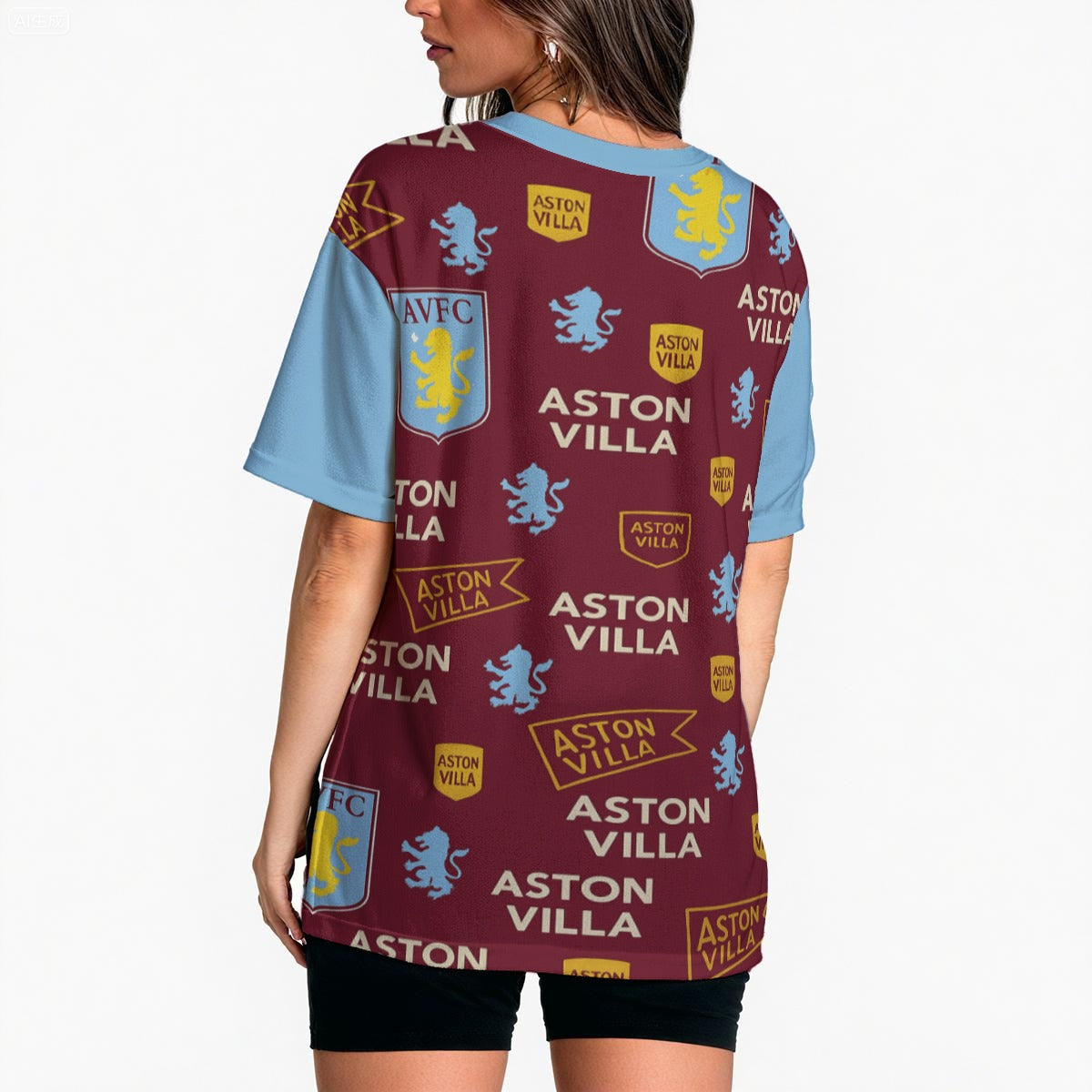 Aston Villa Women's Loose Fit T-Shirt