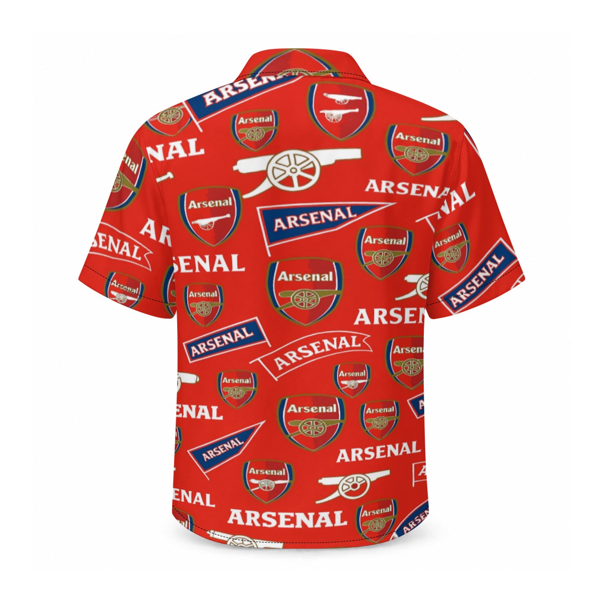 Arsenal FC  Men's Hawaiian Shirt With Pocket streetwear fashion product image 4