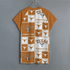 Texas at Austin - Longhorns Jersey With Short Raglan Sleeve White varsity sports apparel