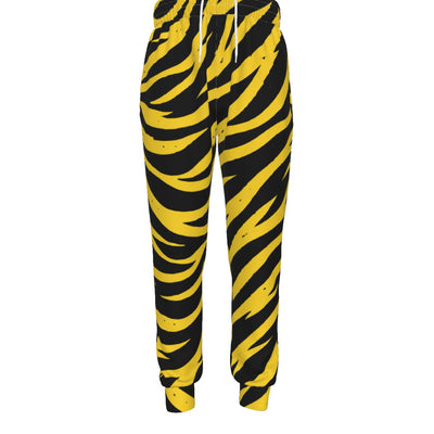 Pittsburgh Football Yellow Black Zebra Sweatpants – nfl fan apparel, breathable comfort wear, image 1.0