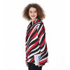 White Smoke Georgia - Bulldogs zebra Women's Pullover Hoodie