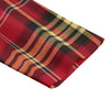 White Smoke San Francisco Football Plaid Blazer – Red and Gold Flat Lapel Casual Game Day Jacket