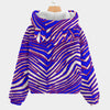 Lavender Buffalo Football  Kid’s Borg Fleece Sweatshirt With Ear