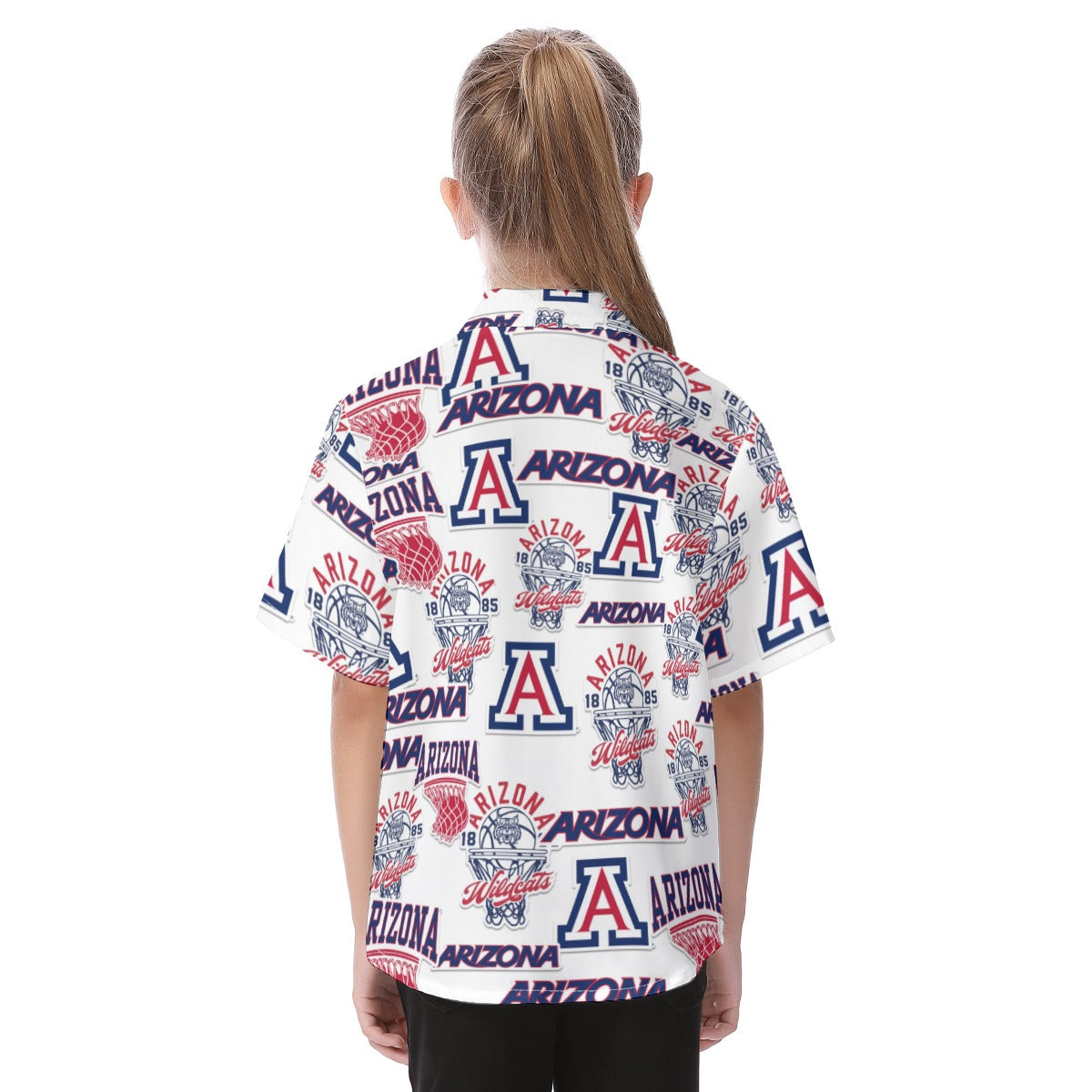 Arizona Wildcats Kid's Hawaiian Vacation Shirt