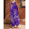 Sienna Buffalo football Women's Carrot Pants – Red Blue White Zebra Game Day Style