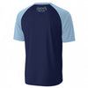 Dark Slate Gray Charlotte North Carolina Navy Light Blue Varsity T Shirt – Classic 1768 Collegiate Graphic Tee