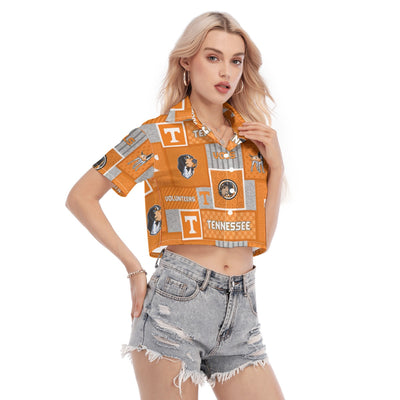 Tennessee Volunteers Women's Cropped Shirt - college football fan gear varsity sportswear product image 2.0