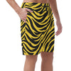 White Smoke Pittsburgh Football Yellow Black Zebra Men's Casual Short Pants
