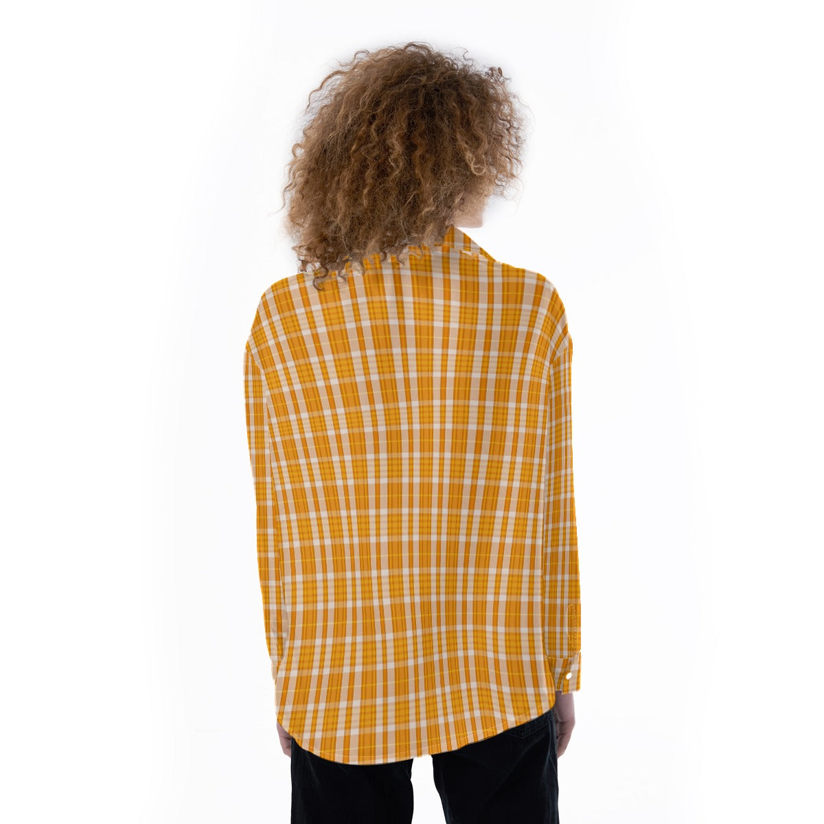 Tennessee Volunteers Orange White Plaid Womens Satin Shirt 2 orange white plaid women fashion apparel