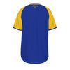 Curacao Soccer T-Shirt Blue Yellow – Curacao Football Shirt Korsou Fan Tee