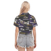 baltimore-ravens-womens-cropped-shirt purple black football outfit side view