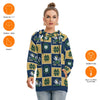 Notre Dame - Fighting Irish Women's Hoodie With Double Hood White varsity sports apparel