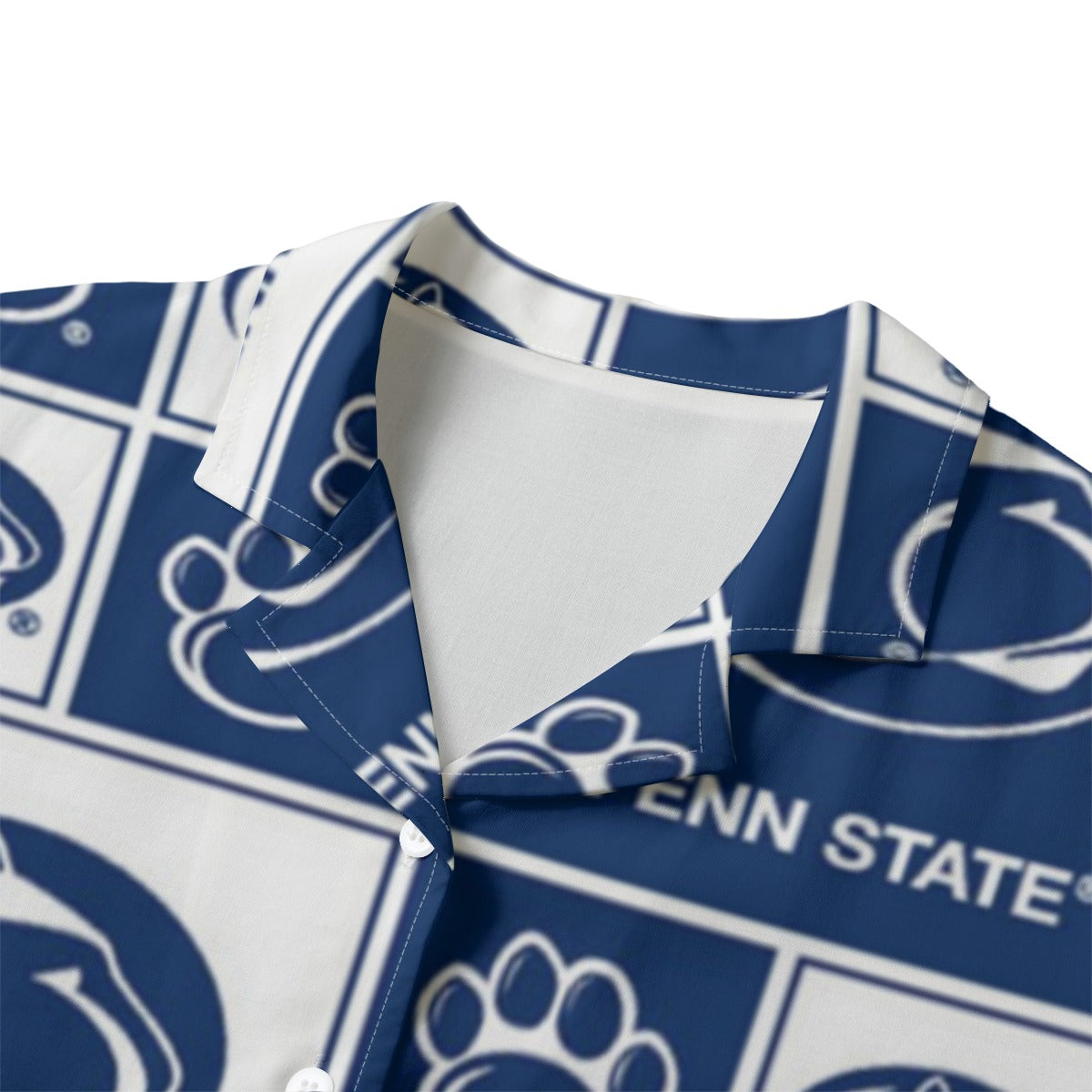 Penn State Nittany Lions Women's Hawaii Shirt | 120GSM White varsity sports apparel