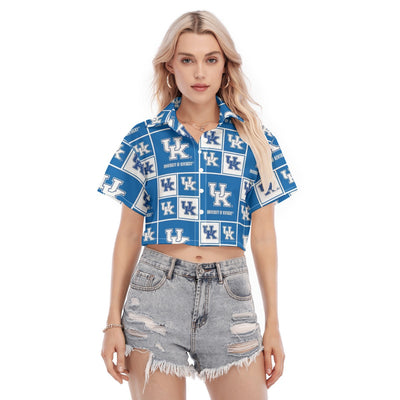 Kentucky Wildcats Women's Cropped Shirt varsity sportswear product image 1.0