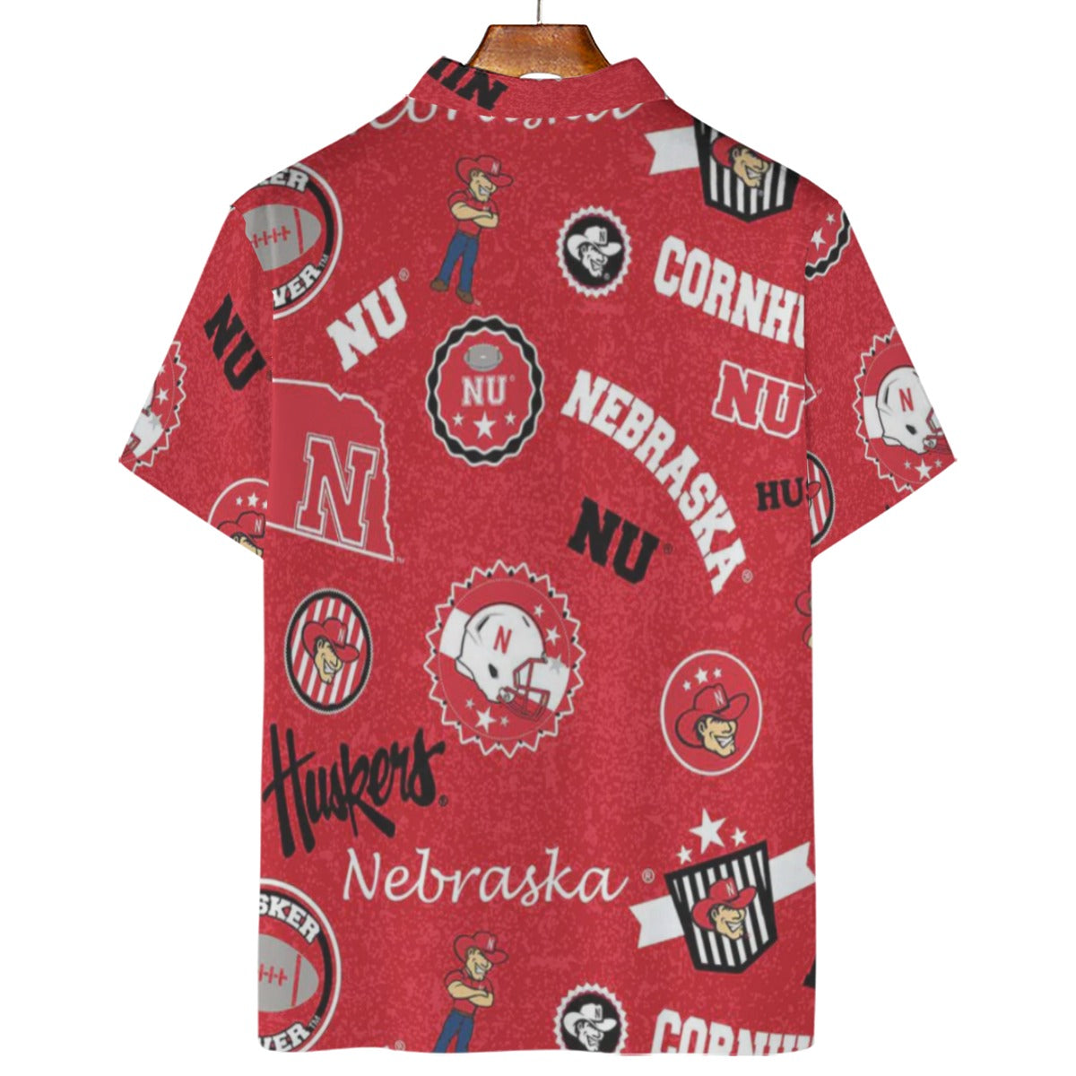 Nebraska Lincoln Cornhuskers Polo Shirt | 180GSM - Big Ten football apparel varsity sportswear product image 2.0