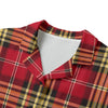 White Smoke San Francisco Football Plaid Women's Hawaii Shirt | 120GSM