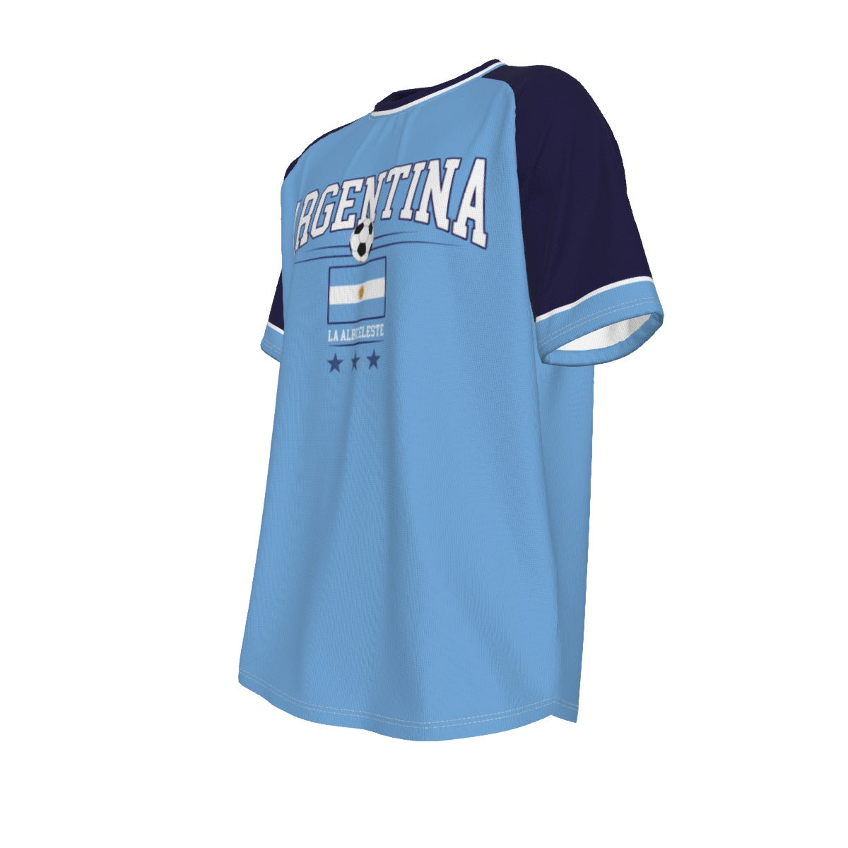 White Smoke Argentina Soccer Fan T-Shirt – Vintage Argentina Football Shirt Retro Albiceleste National Team Style | Classic Argentina Soccer Tee