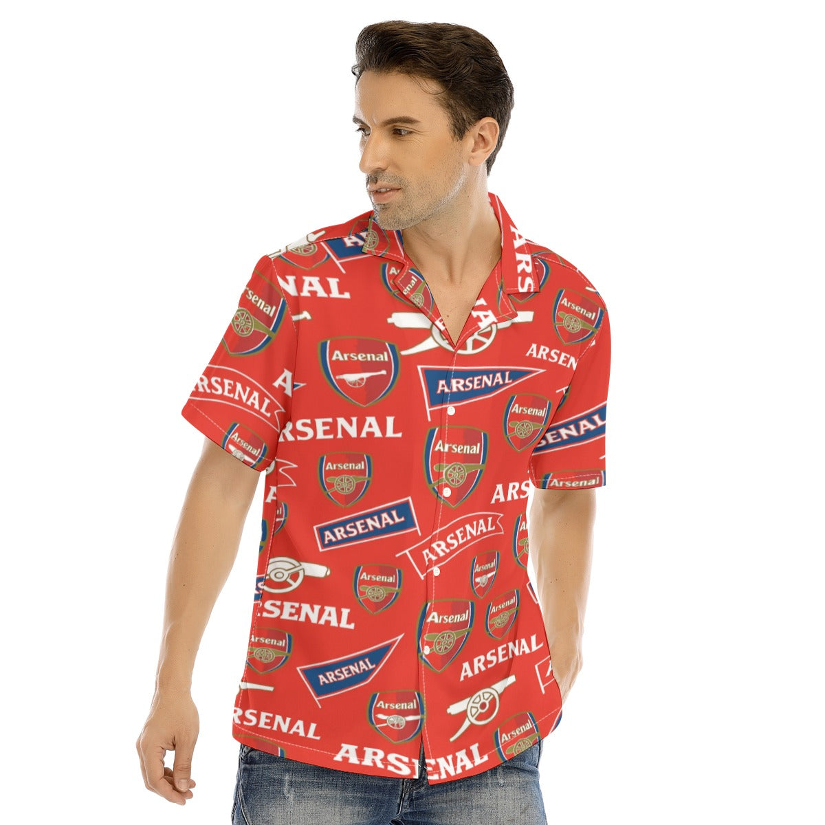 Arsenal FC  Man's Short Sleeves Shirt