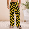 Light Gray Pittsburgh Football Yellow Black Zebra Men's Straight pants